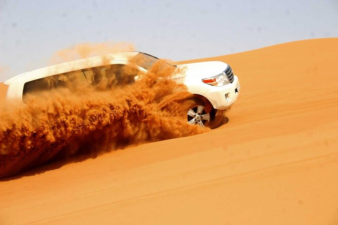Dubai High Red Dunes Extreme Desert Safari Adventure with BBQ Dinner - Desert Camp Time: Bedouin-Style Atmosphere and Easy Photo Wins