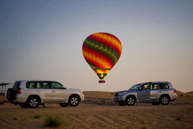 Dubai Hot Air Balloon Ride with Breakfast, Falconry & Camel Ride - Stop 2: Dubai Desert Conservation Reserve for wildlife and sunrise views