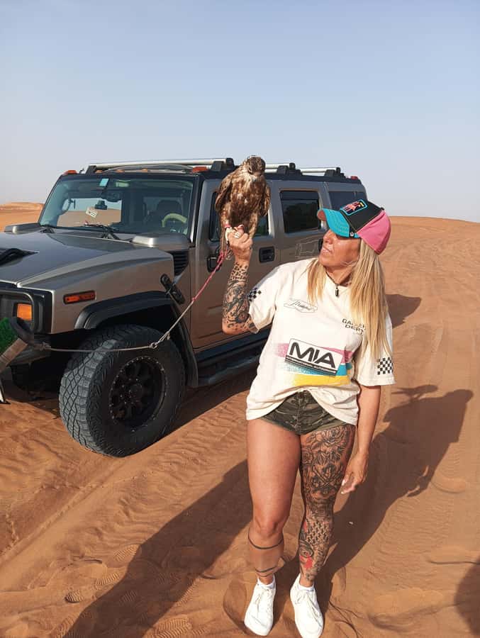 Dubai Hummer Safari Adventure & Traditional Dress Photoshoot - Hummer dune bashing in Lahbab: the main event