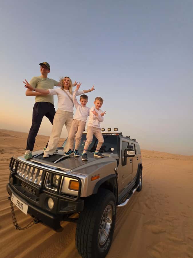 Dubai Hummer Safari Adventure & Traditional Dress Photoshoot - Pickup zones and timing that keep the night from dragging