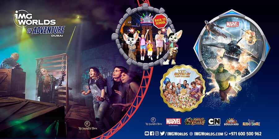 Dubai: IMG Worlds of Adventure Entrance Ticket - Haunted Hotel: fun, but the age rule is not optional