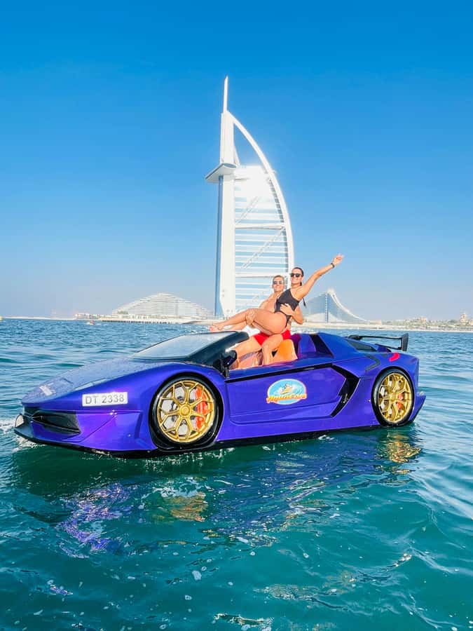 Dubai: Jet car at Burj Al Arab with photos and videos - The drive: what it feels like when you steer over water