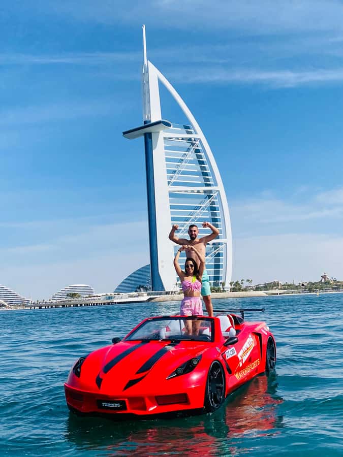 Dubai: Jet Car to Burj Al Arab with Breakfast and Soft drink - Meeting at Fishing Harbor, then straight to the water