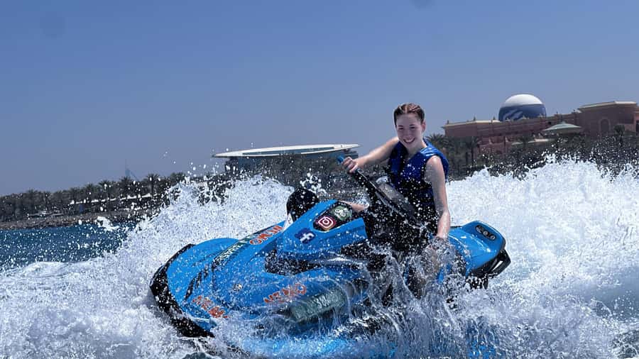 Dubai Jet Ski: Burj Khalifa, Burj Al Arab, Pics & Ice Cream! - Atlantis The Royal Spotting, Another Big Dubai Moment