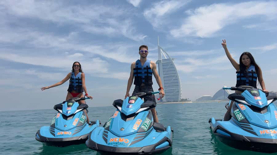 Dubai Jet Ski: Burj Khalifa, Burj Al Arab, Pics & Ice Cream! - The Umm Suqeim Break, Then Back to the Marina