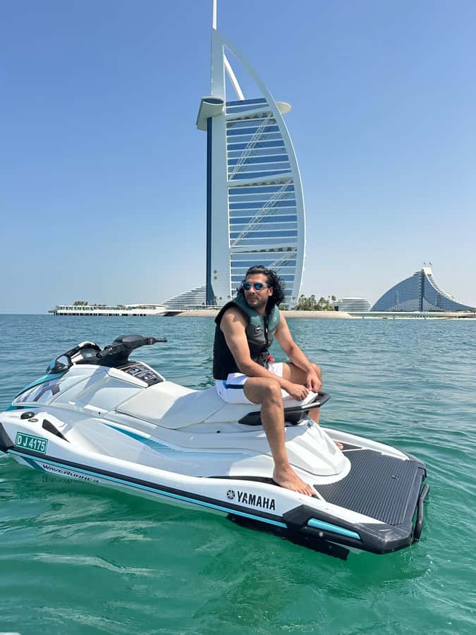 Dubai Jet Ski & Chill? More Like Jet Ski & Thrill! + Coffee - Price and Value: Is $55 Per Group Up to 2 Fair?