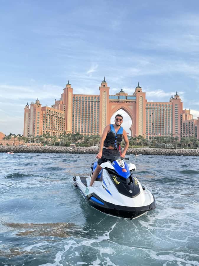 Dubai: Jet Ski Tour of Burj Al Arab & Atlantis the Palm - Entering The Route at Yoush Water Sports, Your 1-Hour Clock Starts Fast