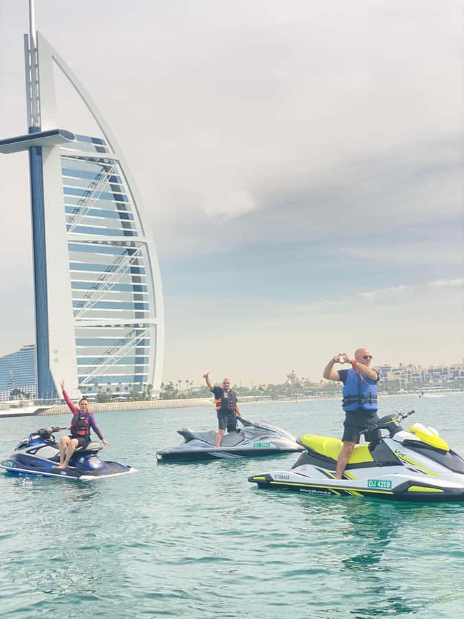 Dubai: Jet Ski Tour to Burj Al Arab and Atlantis - What the guide and the jet ski setup mean for your safety