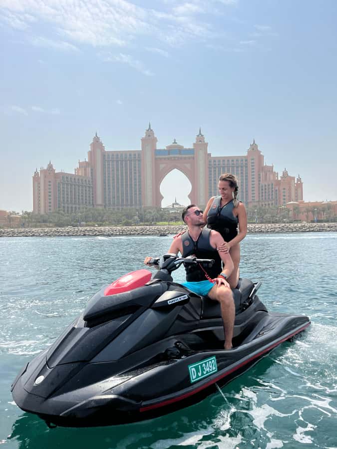 Dubai: Jet Ski Tour To Dubai marina, JBR - Starting Point: Burj Al Arab station and the Dubai Fish Market launch