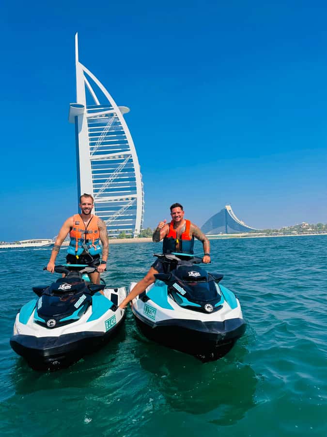 Dubai jet ski: visit the Burj al Arab and Atlantis with photos and videos - Getting to Umm Suqeim 2 Fishing Harbor, and what happens on arrival
