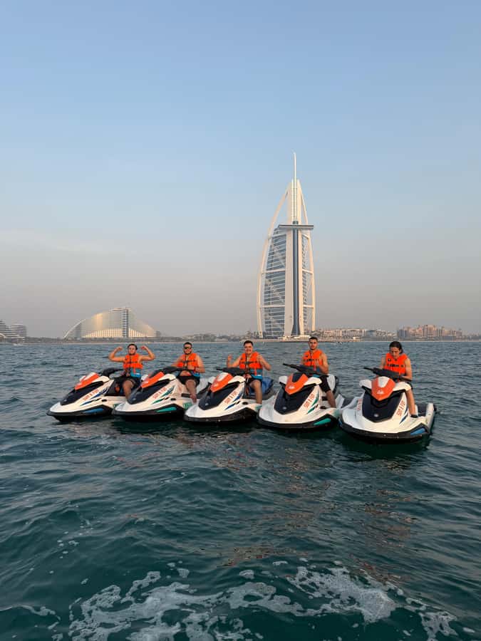 Dubai jet ski: visit the Burj al Arab and Atlantis with photos and videos - Burj Al Arab from the sea: why the view feels different