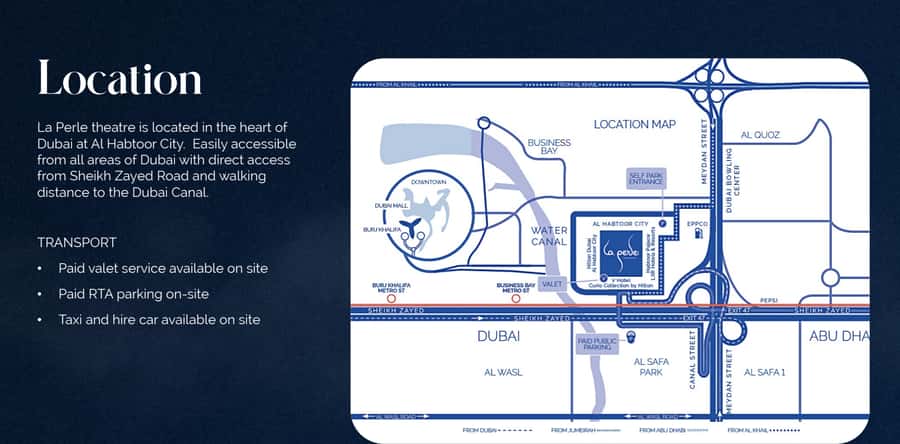 Dubai: La Perle by Dragone Show Tickets - The 270-degree theater setup, why it matters once the show starts