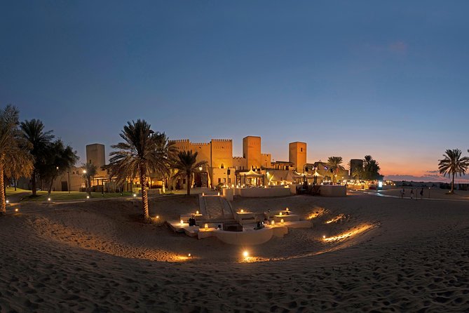Dubai: Luxury Desert Fortress Dinner, Camel Ride & Live Shows - The ride from Dubai, timing, and what your 5 hours really means