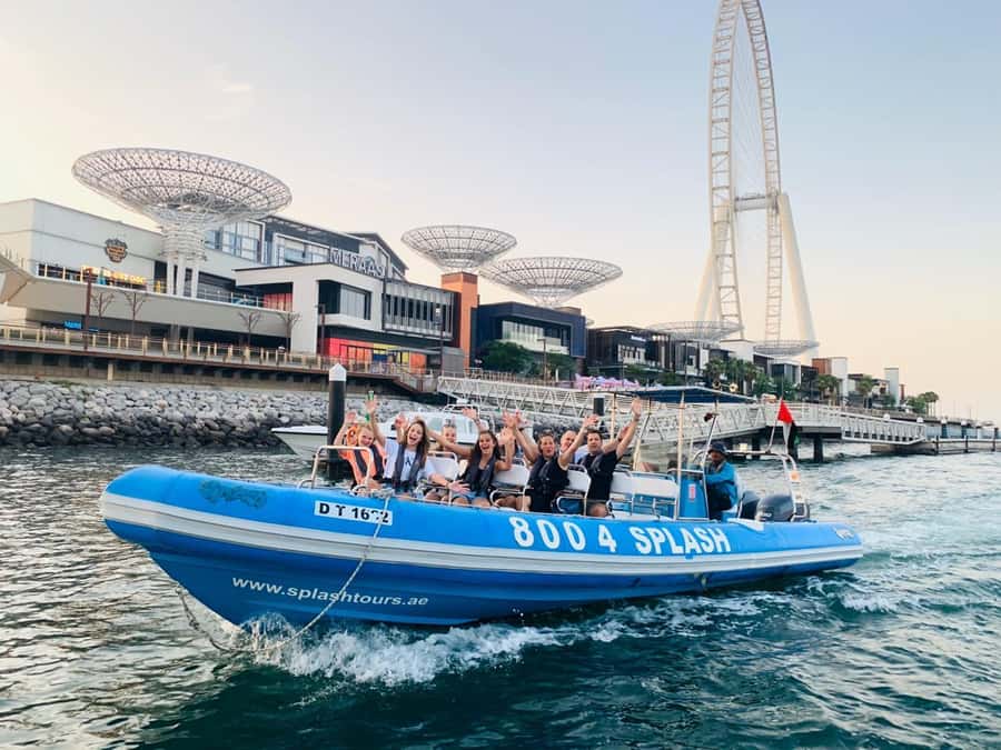Dubai Marina : 1.5-Hour Atlantis Sightseeing Speedboat Tour - Palm Jumeirah from the sea: when the geometry finally clicks