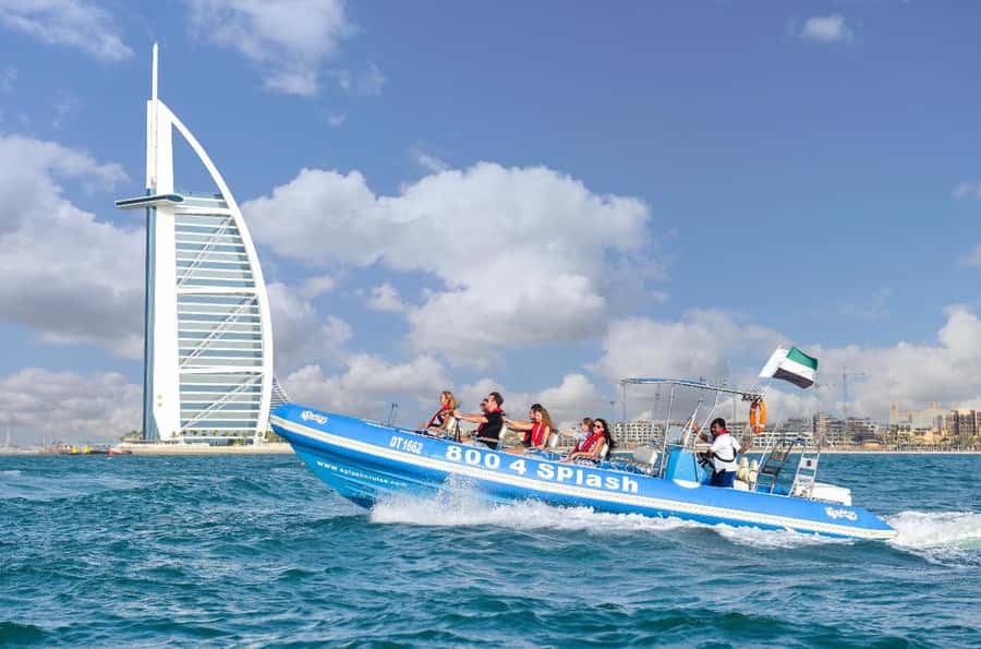 Dubai Marina : 1.5-Hour Atlantis Sightseeing Speedboat Tour - The 90 minutes on the water: pace, power, and photo timing