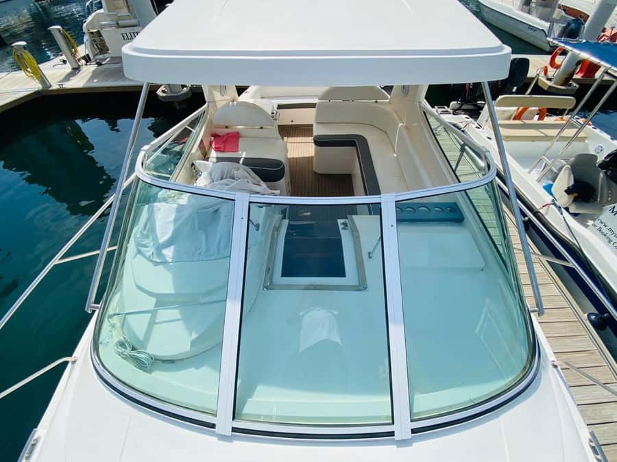 Dubai Marina: 2-Hour Mini Yacht Ride - What you will see from the water: Lagoon, Skydive area, JBR, and Atlantis