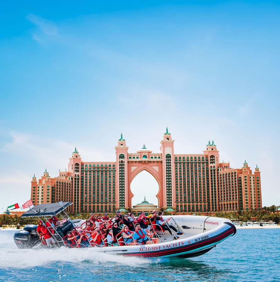 Dubai: Marina, Atlantis, Palm & Burj Al Arab Speedboat Tour - Meeting Xclusive Yachts Behind Al Majara Tower (And No, You Do Not Get Picked Up)