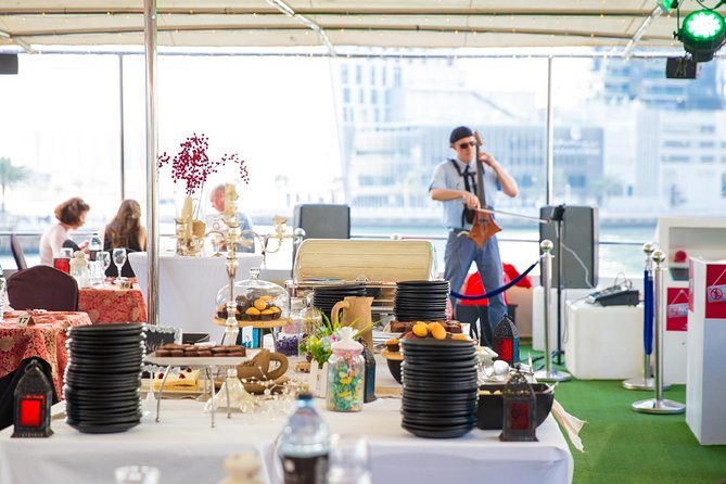 Dubai Marina Dinner Cruise with Live Music & Open Bar - Your 1.5 hour route: Marina lights, Bluewaters, and JBR waterfront