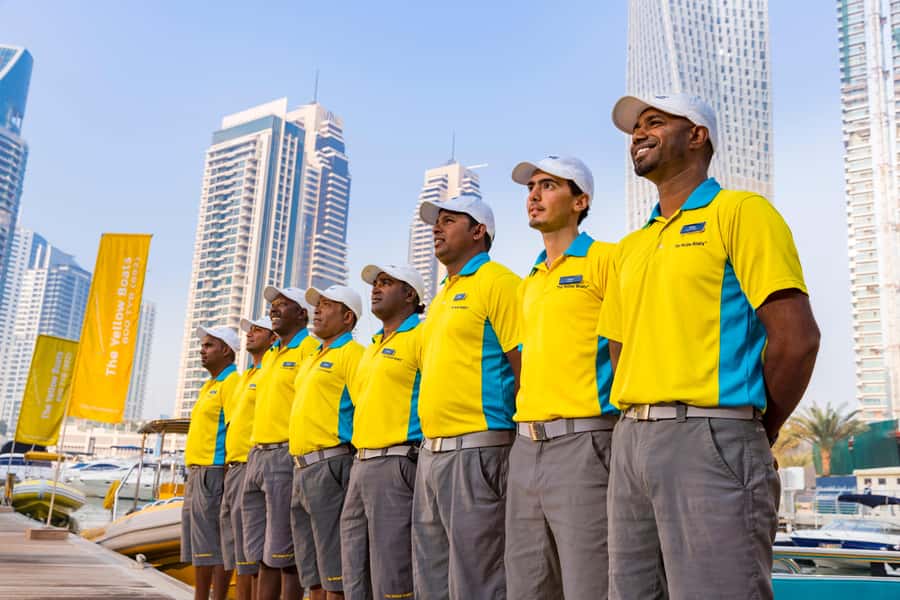 Dubai Marina: Guided Sightseeing Tour by Speedboat - Madinat Jumeirah and the Skydive Dubai photo stop: the wider coastline finish
