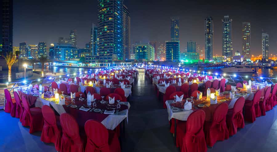 Dubai: Marina Luxury Dhow Dinner Cruise - The boat setup: where you’ll actually want to sit