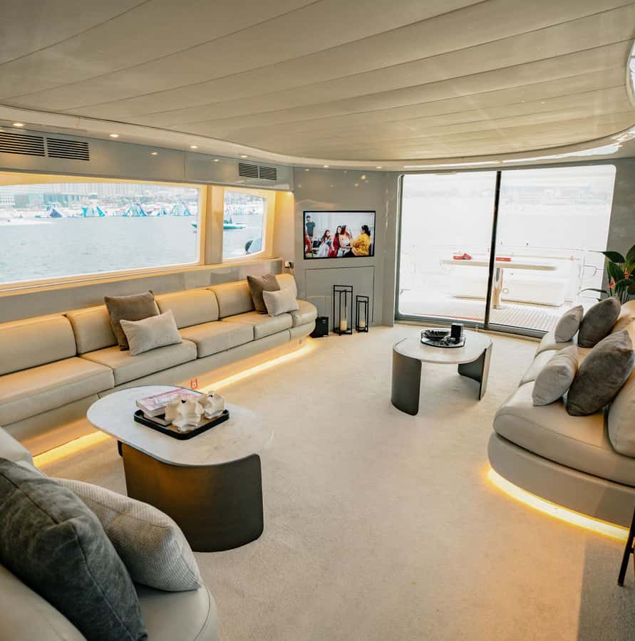 Dubai Marina: Luxury Yacht Tour with Breakfast or BBQ Option - The Route by Water: Dubai Marina to Ain Dubai, JBR, Atlantis, and Burj Al Arab