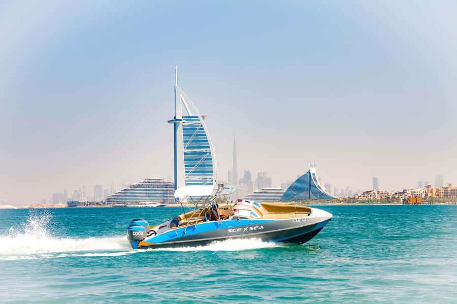 Dubai: Marina Private Boat Tour & Palm Jumeirah Sightseeing - The big choice: 80, 100, or 120 minutes