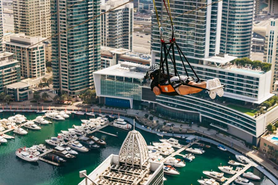 Dubai: Marina Ziplining with Photos, Video and Meal - Getting to the XLine check-in at Dubai Marina Mall, P2 Parking