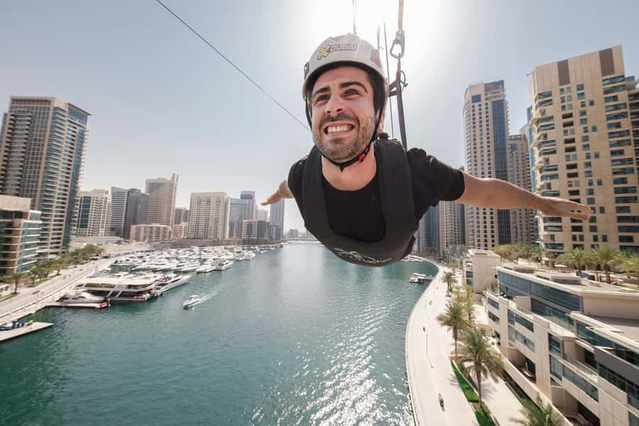 Dubai: Marina Ziplining with Photos, Video and Meal - Speed and views: what up to 80 km per hour really feels like