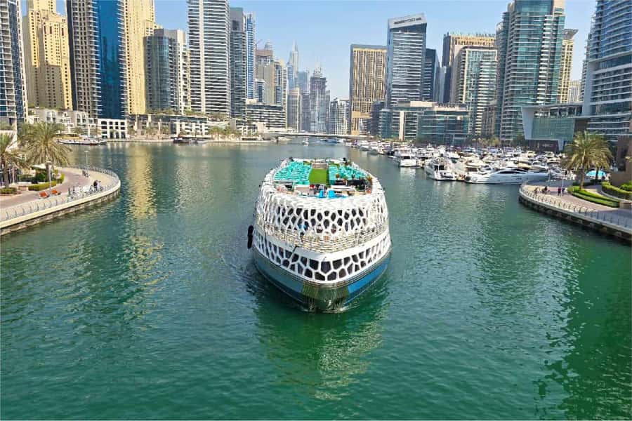 Dubai: Mega Yacht Dinner Cruise with Buffet - Lotus Royale, Deck Layout, and Why VIP Seating Changes Everything