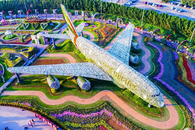 Dubai Miracle Garden and Global Village Shopping Tour - Miracle Garden with 2 hours of flower-spotting power