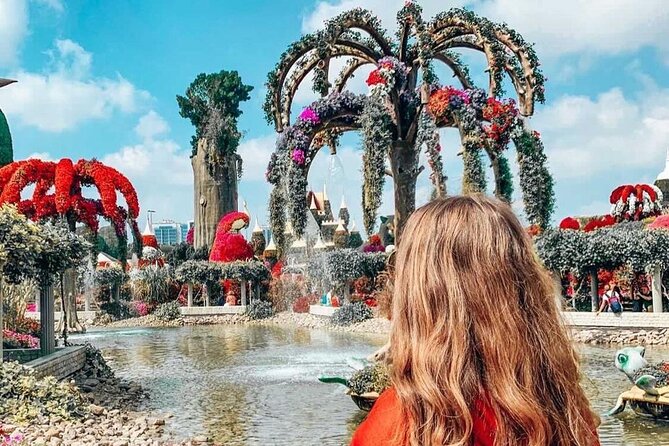 Dubai Miracle Garden Skip the Line E-Ticket and Transport Options - Strolling the Garden: Heart Pathways, Castles, and the A380 Flower Plane
