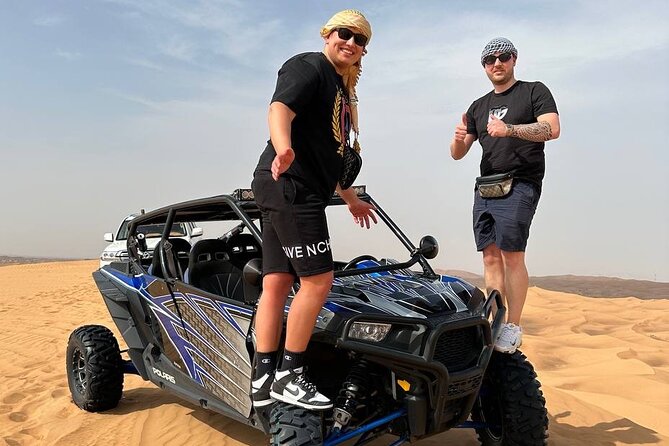 Dubai Morning 4 Seater Buggy Tour Sand Boarding & Camel ride - Buggy Riding and 4x4 Dune Bashing, the Adrenaline Core
