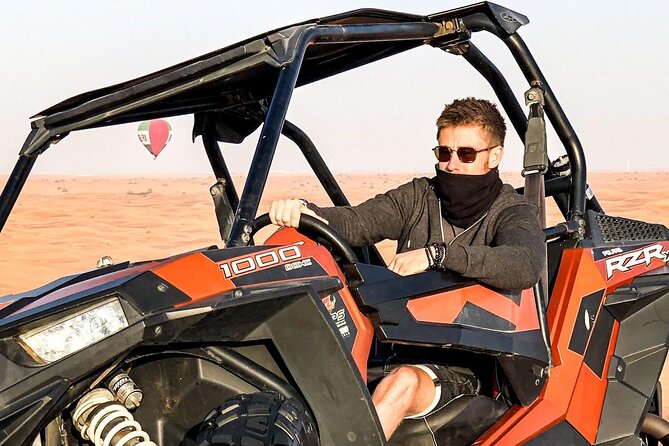 Dubai Morning Buggy Dunes Safari with Sandboarding & Camel Ride - Your 1-Hour Buggy Ride Through Lahbab Dunes
