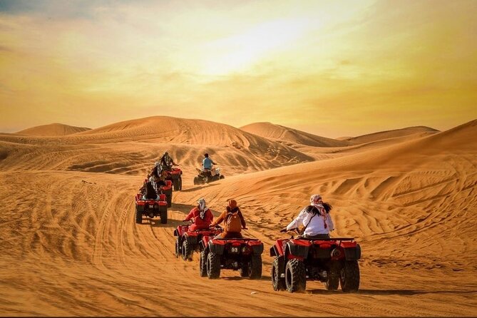 Dubai: Morning Quad bike & Safari Adventure , Sandboarding, camel - Quick Highlights You’ll Care About