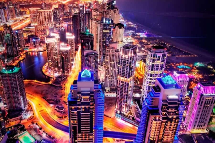 Dubai: Nighttime Guided City Tour by Van & Blue Water Island - Palm Jumeirah, the Photo Stop You Will Actually Remember