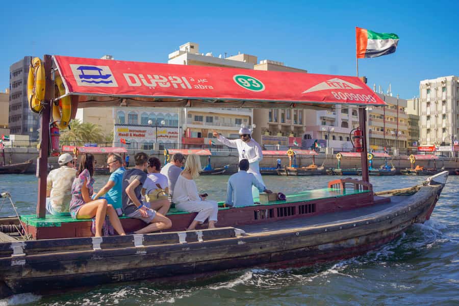 Dubai: Old Town, Street Food, Creek, Souks, & Emirati House - Dubai Creek and the Abra boat ride that connects it all