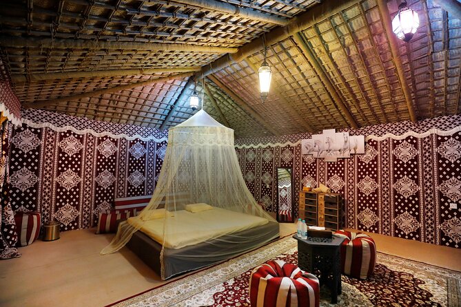 Dubai Overnight Desert Safari, BBQ & Stargazing at Al Khayma Camp - Arrival at Al Khayma: welcome drinks, your tent, and the Bedouin rhythm