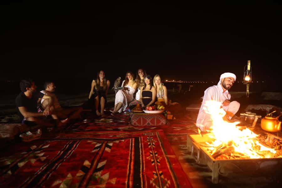Dubai: Overnight Safari, Dinner, Stargazing & Al Khayma Camp - Getting to the Lahbab Dunes: pickup timing and what to wear