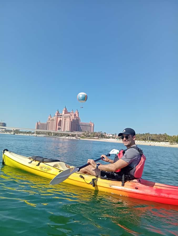 Dubai: Palm Jumeirah Guided Kayaking Tour - Arriving at the Sofitel Beach on Palm Jumeirah