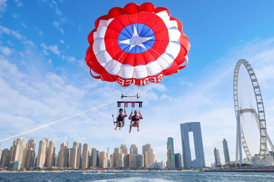 Dubai: Palm View and JBR View Parasailing Experience - Dubai Harbour Takeoff, Where the Views Start Before You Fly