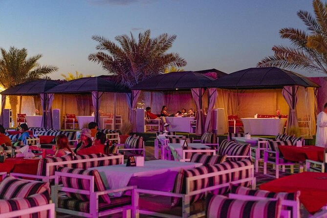 Dubai Premium Desert Safari – Live Buffet Dinner & Luxury Camp - 4WD pickup and dune bashing, the adrenaline setup