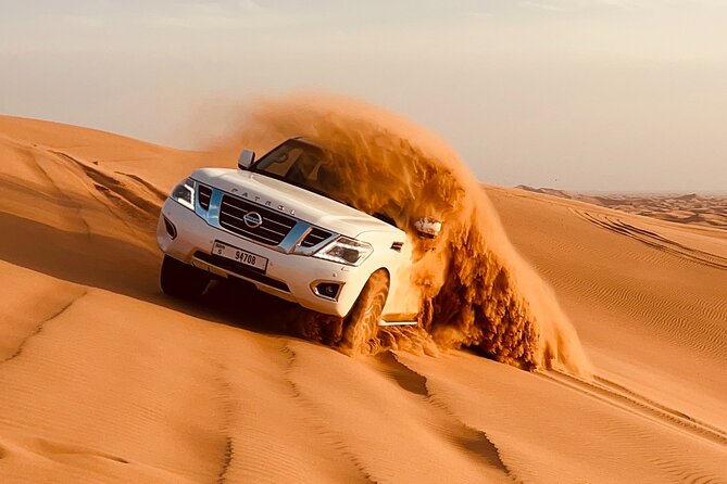 Dubai Premium Desert Safari Red Duns Camel sandbord & Premium BBQ - Key Points