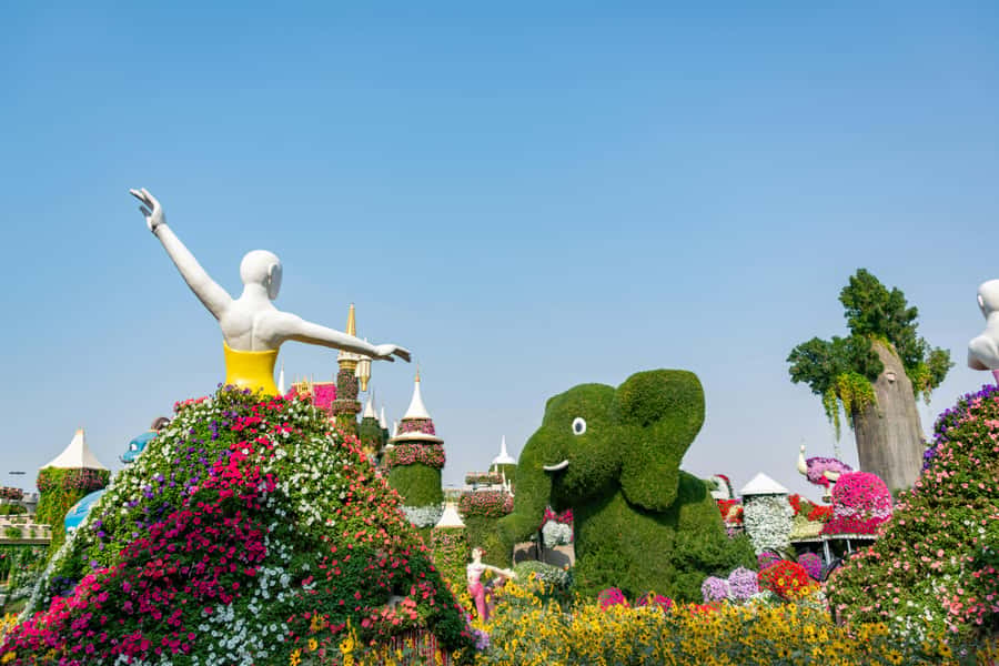Dubai: Private Dubai Flora and Fauna Trip - Miracle Garden: millions of blooms turned into walking art