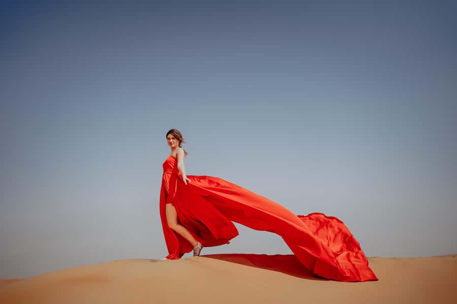 Dubai: Private Flying Dress Photography and Dune Drive Trip - Photo Delivery Timeline, Previews, Edits, and What to Expect