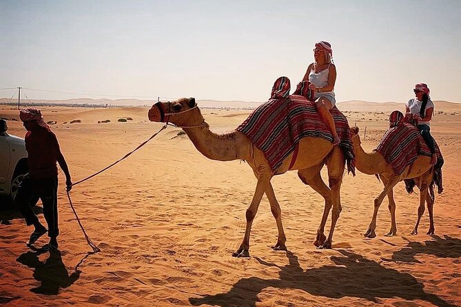 Dubai Private Morning Desert Safari with Camel Ride - Private pickup to Lahbab, the easy route to the desert