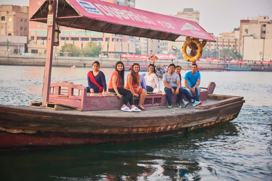 Dubai: Private Old Town, Heritage & Souks Walking Tour - Gold Souk finish: souvenirs to diamond jewelry, and how to shop smart