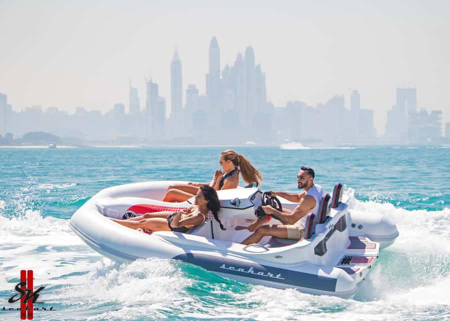 Dubai: Private Self-Drive SeaKart Jet Ski Boat Tour - Key highlights at a glance
