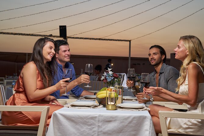 Dubai Private VIP Desert Dinner and Live Entertainment Show - Noble Camp Souq, camel moments, and that pre-show energy