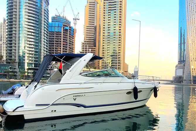Dubai: Private Yacht Cruise on a 34 Ft Yacht - Burj Al Arab stop: 10 minutes that can feel like more