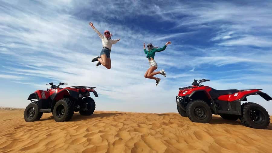 Dubai: Quad & ATV Bike, Red Dune Desert and Safari Adventure - Getting Out of the City: the 4WD Start to Lahbab Desert
